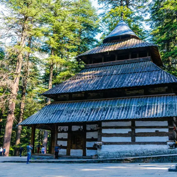 Beautiful Hadimba Devi Temple in Manali, India