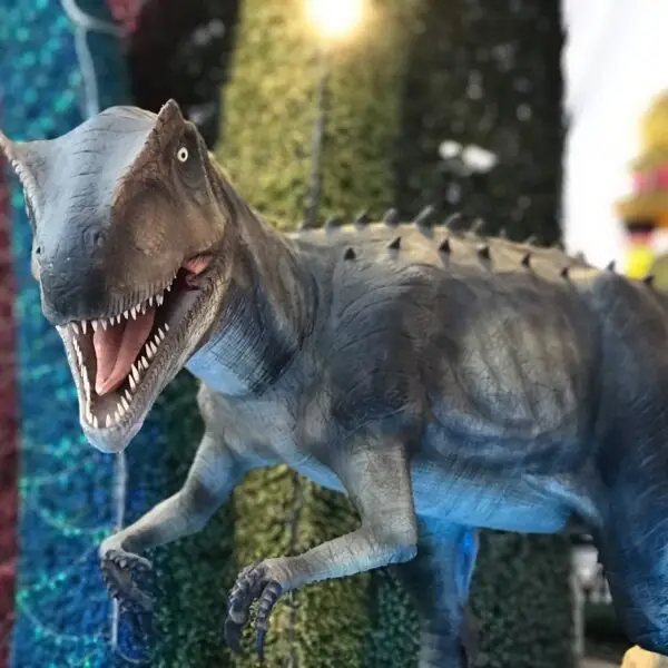 Dinosaur in a theme park