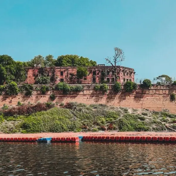Panoramic view of the Prayagraj or Allahabad fort in India