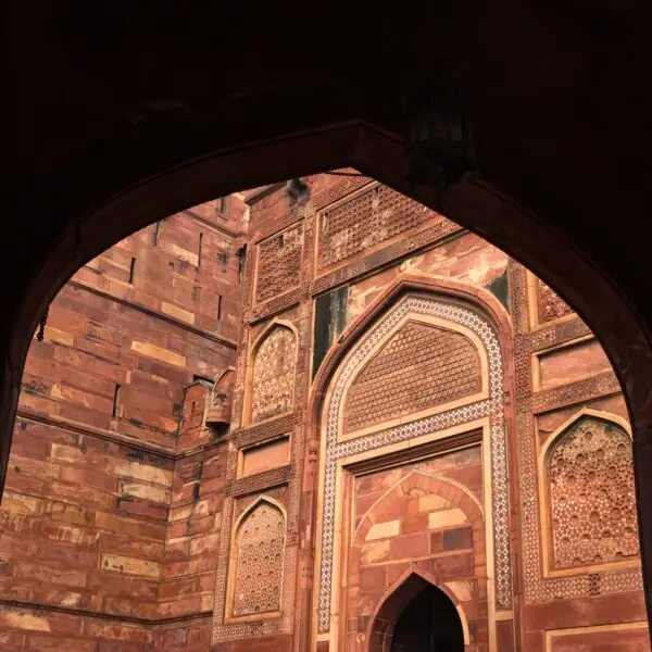 Red Fort situated in Agra, India